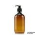thumbnail image 2 of Dispensador de fluidos de 500ml, contenedor de bomba de prensa de botella vacía de viaje para baño, organizador de encimera para el hogar, Almacenamiento y organización del hogar Bomba negra Wosthever  HA067530-01, 2 of 6