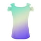 thumbnail image 5 of Fiudx Ropa de Mujer Blusas con Cuello En V y Hombros Descubiertos para Mujer, Top de Manga Corta, 5 of 5