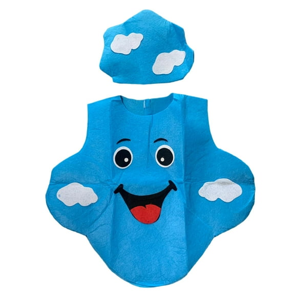 Novedad disfraz meteorológico para niños, disfraces, ropa y sombrero, cosplay preescolar, disfraces de Halloween para niños pequeños para el día del n Nube