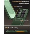 thumbnail image 3 of Funda tipo cartera Vihibii para Samsung Galaxy S25+ Plus Verde, 3 of 5
