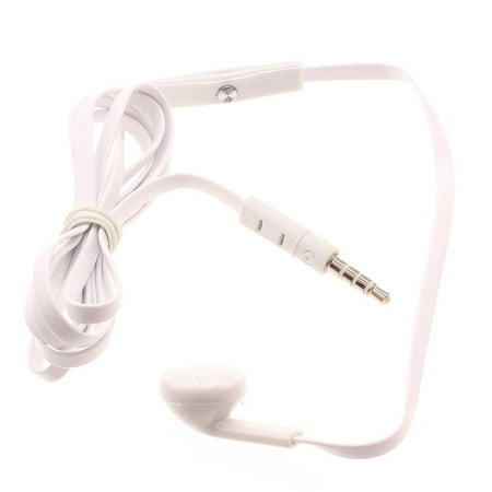 Wired Earphone Mono Headset for REVVL V Plus 5G Phone - Single Earbud 3.5mm Headphone Flat White Compatible With T-Mobile REVVL V Plus 5G price history on PriceWatchPro