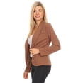 thumbnail image 3 of Women's Casual Office Work Long Sleeve Open Front Blazer Jacket, 3 of 6
