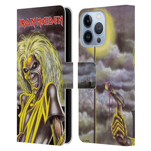 Head Case Designs Officially Licensed Iron Maiden Album Covers Killers Leather Book Wallet Case Cover Compatible with Apple iPhone 13 Pro