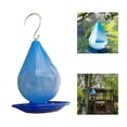 thumbnail image 5 of Comedero de agua para pájaros, baño para pájaros colgante en forma de gota con gancho, dispensador de agua para pájaros al aire libre, bebedero para pájaros silvestres para árbol de jardín, 5 of 5