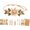 White, variant on DIY Nature-Inspired Crochet Bracelet Kit, Exquisite 3D Animals Plants Hand-Crocheted Kit, Creative Jewelry Bracelet Art Craft for Friends Animals DIY Craft Lovers