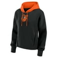 thumbnail image 2 of Women's Fanatics Black Baltimore Orioles Oversized High Hip Legacy Fleece Pullover Hoodie, 2 of 5