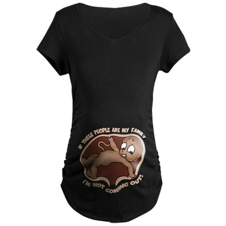 

CafePress - Familiaphobia DS Maternity Dark T Shirt - Maternity Dark T-Shirt