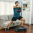 thumbnail image 5 of Open Box BalanceFrom Home Gym Vinyl Coated Solid Cast Iron Kettlebell Set, 5 of 12