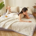 thumbnail image 4 of Kdkad Home Quilt Queen Size, Solid Color Bedspread,Lightweight Quilt for Summer Ultra-Soft, Soft Lightweight Microfiber Coverlet, Luxurious Warm Bed Cover for All Seasons, 4 of 9