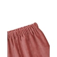 thumbnail image 6 of IZhansean Kids Toddler Baby Girl Long Pants Bell Bottom Corduroy Flared Trousers Ruffle Leggings Fall Winter Clothes Dark Pink 4-5 Years, 6 of 8