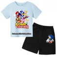thumbnail image 4 of Nueva camiseta de Dragon Ball Sonic para niños, niñas y adolescentes, camisetas de manga corta de verano, camisetas casuales para niños, conjunto de camisetas de Pikachu, 4 of 5