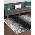 thumbnail image 3 of RugPal Shag Brico Collection Area Rug 2'2"x3' - Black-White, 3 of 5
