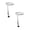 White2 2pack, variant on 2Pcs Window Sill Shelf Adjustable Window Shelf Windowsill Clamp Tray for indoor Metal Windowsill Extension Tray Planter Floating Shelves for indoor Outdoor
