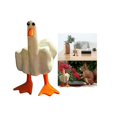thumbnail image 2 of 2pcs Funny Little Duck Resin Figurines Decor Home Desk Office Garden Duckling Sculpture Statue Decoration, 2 of 5