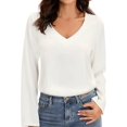 thumbnail image 2 of Xishao playera de manga larga con cuello redondo para mujer Xishao ropa, 2 of 2