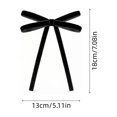 thumbnail image 3 of Trovenix 12 Pack Christmas Vintage Double Ear Velvet Bow Hanging Ornaments Set For Xmas Tree Holiday House Party Decoration, 3 of 6