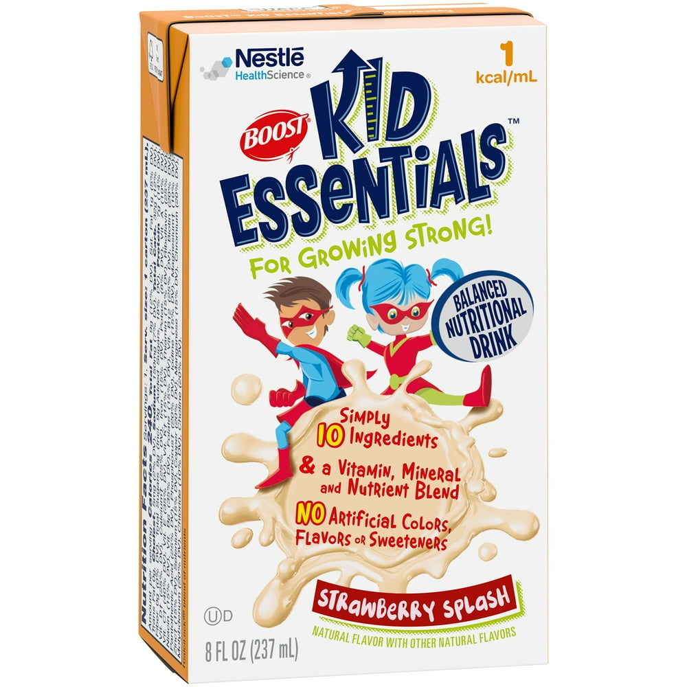 Nestle boost kid essentials 1 0 balanced nutritional drink strawberry