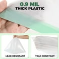 thumbnail image 5 of 110-Pack 5 Gallon Trash Bags Drawstring – Fits Five Gallon Buckets, White Small Garbage Bags for Bathroom Can, Leak-Resistant & Heavy-Duty 0.9 Mil Thick Plastic Small Trash Can Liners, 5 of 9