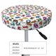thumbnail image 4 of Disketp Colorful Numbers Funda Redonda para Taburete, Funda de Cojín para Silla de Bar Suave y Elástica-14 inch, 4 of 7