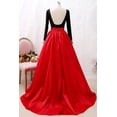thumbnail image 4 of Romantic Red Taffeta Maxi Skirt With One Pocket Handmade Lined any Special Occasion, 4 of 6