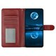 thumbnail image 3 of For iPhone 16 Pro Max Leather Phone Case Wallet Stand Cover with Handy Strap - Red, 3 of 5