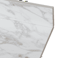 Montary 43"x22"Bathroom Vanity Top,sintered stone carra white Barthroom