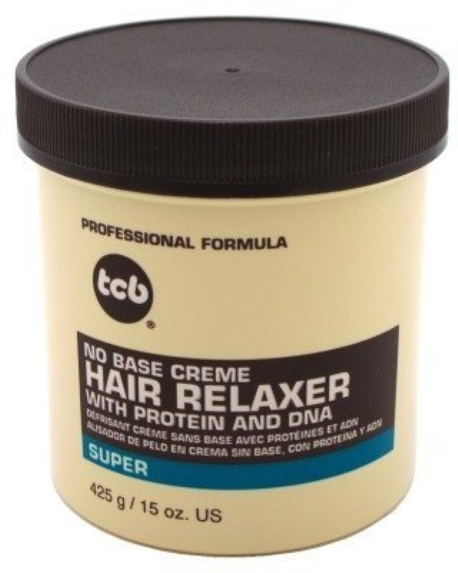 TCB Hair Relaxer No Base Creme Super Jar 15 oz Pack of 6