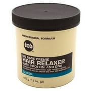 TCB Hair Relaxer No Base Creme Super Jar 15 oz (Pack of 2)