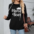 thumbnail image 3 of Shadoumai Womens Sweatshirt Mama Bear Shirt Casual Long Sleeve Tops Crew Neck Sweatshirts With Pockets Fall Fashion Outfits Clothes, 3 of 8
