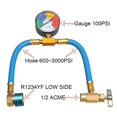 thumbnail image 3 of R-1234yf A/c Service Charge Hose Coupler W/ Gauge Low Side Hose, 3 of 3