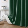thumbnail image 4 of OVZME Leon Santa Green 3D Embossed Fabric Shower Curtain for Bathroom - Soft Textured Fabric, Hotel Style Water Repellent, Modern Farmhouse Decor, Standard Size 72x72 inches, Santa Green, 4 of 4