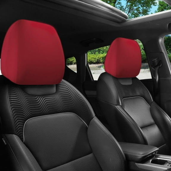 Premium Cloth Headrest Cover for Car Truck SUV Auto Fit