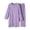 Purple, variant on Lounge Wear for Women 2 Piece Set Plush Tunic Top and Pants Cozy Home Sleepwear Warm Winter Pajamas Soft Fuzzy Lounging Outfit Pink