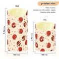 thumbnail image 4 of Rugby Cap Pattern Flameless Candles 2 PCS with Remote Realistic Moving Flame LED Tapered Pillar Set for Home Decor, 4 of 7