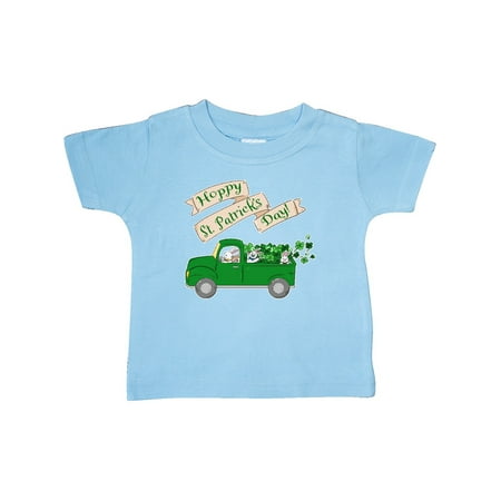 

Inktastic Hoppy St. Patrick s Day Bunny Truck Gift Baby Boy or Baby Girl T-Shirt