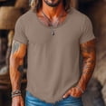 thumbnail image 2 of M Y M Camisa sin Mangas Color Sólido Clásico Ropa Deportiva Casual para Cualquier Temporada Camisas de Lino de los Hombres, 2 of 8