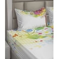 thumbnail image 4 of Ambesonne Art Fitted & Top Sheet Set with Shams, Color Bursting Tree of Life, Multicolor, 4 of 5