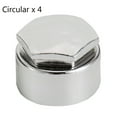 thumbnail image 5 of ODOMY 20Pcs 17mm Chrome Car Wheel Nut Caps Bolt Covers FOR Audi VW Vauxhall Bmw, 5 of 7