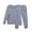 Grey, variant on UFOUND Women's Sleepwear Warm Set Classic Coral Plush Home Set Autumn Winter Outwear Plush Pajamas And Pants Set Loungewear Nightwear Cozy