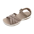 thumbnail image 7 of Hiking Sandals Women Comfrtable Arch Support Beach Vacation Camping Casual Soft Sole Sport Athletic Shoes 1Khaki Size 8, 7 of 7