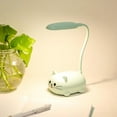 thumbnail image 5 of Cbcbtwo Desk Lamp, Adjustable Goose Neck LED Table Lamp, Eye-Protecting Reading Lamp, with Cute Kawaii Cartoon Cat Base, USB Charging, Desk Lamp for Home Office Bedroom (Blue), 5 of 5
