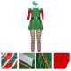 thumbnail image 4 of 1 juego de disfraces de Navidad, ropa de mujer, vestido de actuación, disfraz de niña, disfraz de elfo, 4 of 4