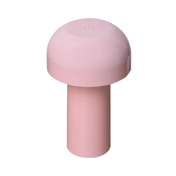 Lámpara de de moda Control táctil recargable 3W Regulable Lámpara de de noche Lámpara de de oficina Habitación de estudio Dormitorio Rosado Sunnimix lámpara de escritorio de setas
