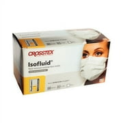 Crosstex GCIBL Isofluid Earloop Face Masks ASTM Level 1 Fluid Resistant Blue 50/Bx