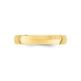 thumbnail image 3 of Ladies or Mens 14K Yellow Gold 4mm Comfort Fit Wedding Band Ring with Knife Edge for Women, 3 of 5