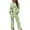 Avocado, variant on Galaxy Wolf Womens Button Down Pajama Sets 2 Piece Soft Loungewear Pjs Set Long Sleeve Night Shirts for Women SleepwearPlus Size Sleeping Suits with Pockets Size 3XL