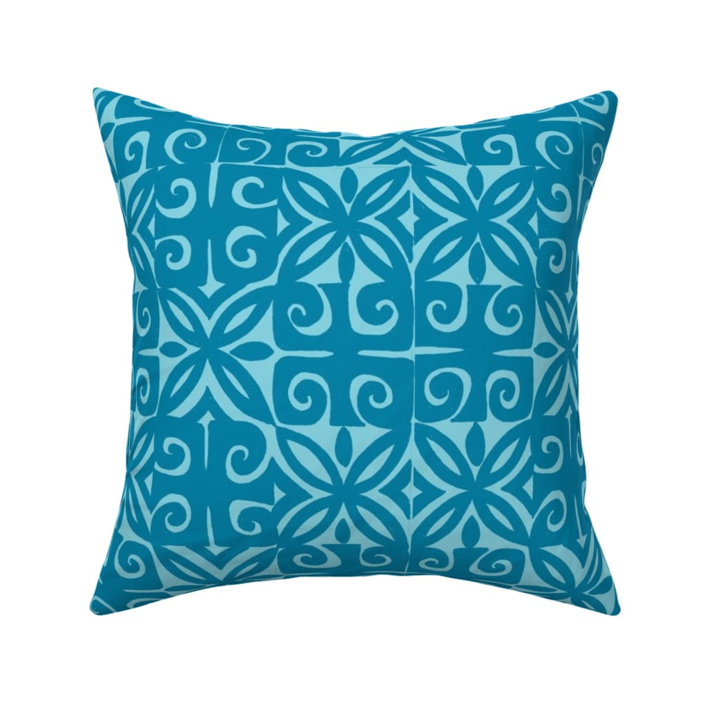 Retro Mid Century Beach Modern Throw Pillow Cover w Optional Insert by