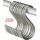 thumbnail image 1 of 10/20/50 piezas Ganchos en forma de S, ganchos de cocina, ganchos de carnicero, ganchos de metal, ganchos de acero inoxidable, forma de S, 1 of 1