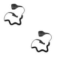 thumbnail image 1 of QualitChoice Micro Mains Libres Microphone Haut-Parleur Rallonge Filaire Talkie-Walkie Portatif Extérieur Radio Bidirectionnelle Remplacement pour XiR P8628 2Ensemble, 1 of 6