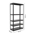 thumbnail image 2 of Estante Metalico Onof ESM-01 Anaquel Rack 5 Niveles Color Negro, 2 of 5